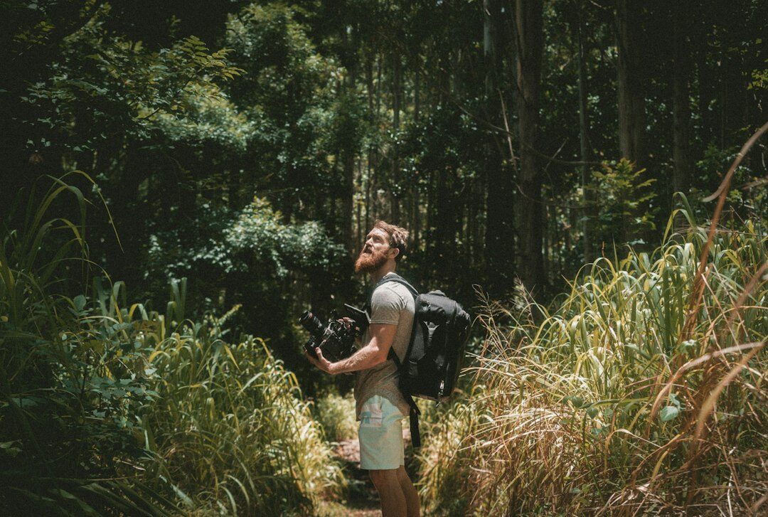 person seeking truth in nature